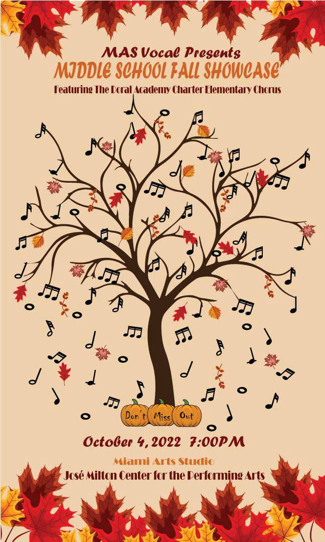 Fall Vocal Poster