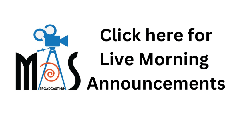 Live morning announcement link